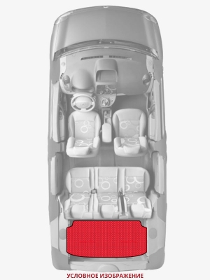 ЭВА коврики «Queen Lux» багажник для Nissan Dualis+2